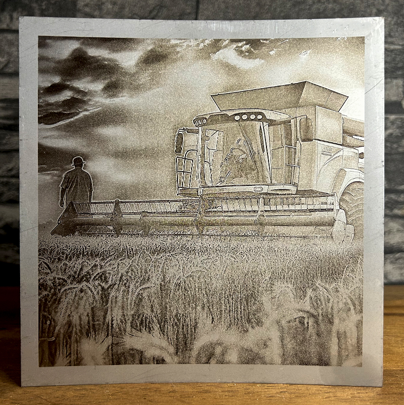 Engraved on Stainless Steel