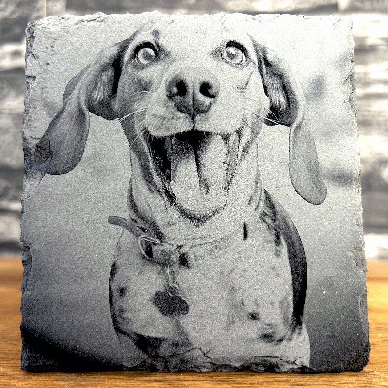 Engraved on Black Slate
